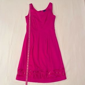 Hot Pink Max and Cleo Dress with Cutouts
